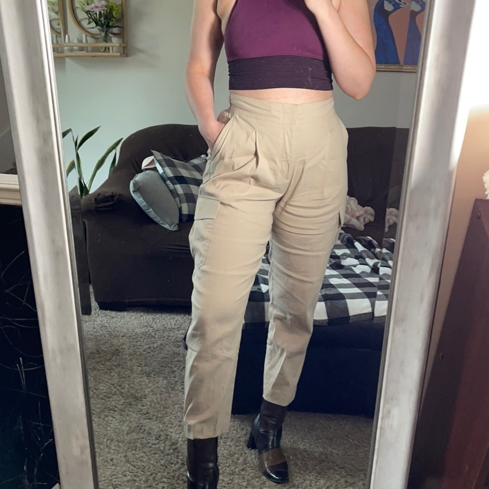 *NWT Vince Linen Cargo Pants